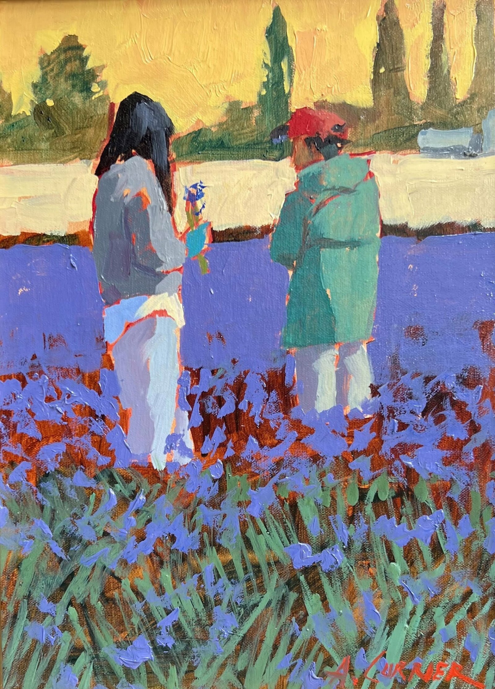 Flower Gathering by Alfred Currier
