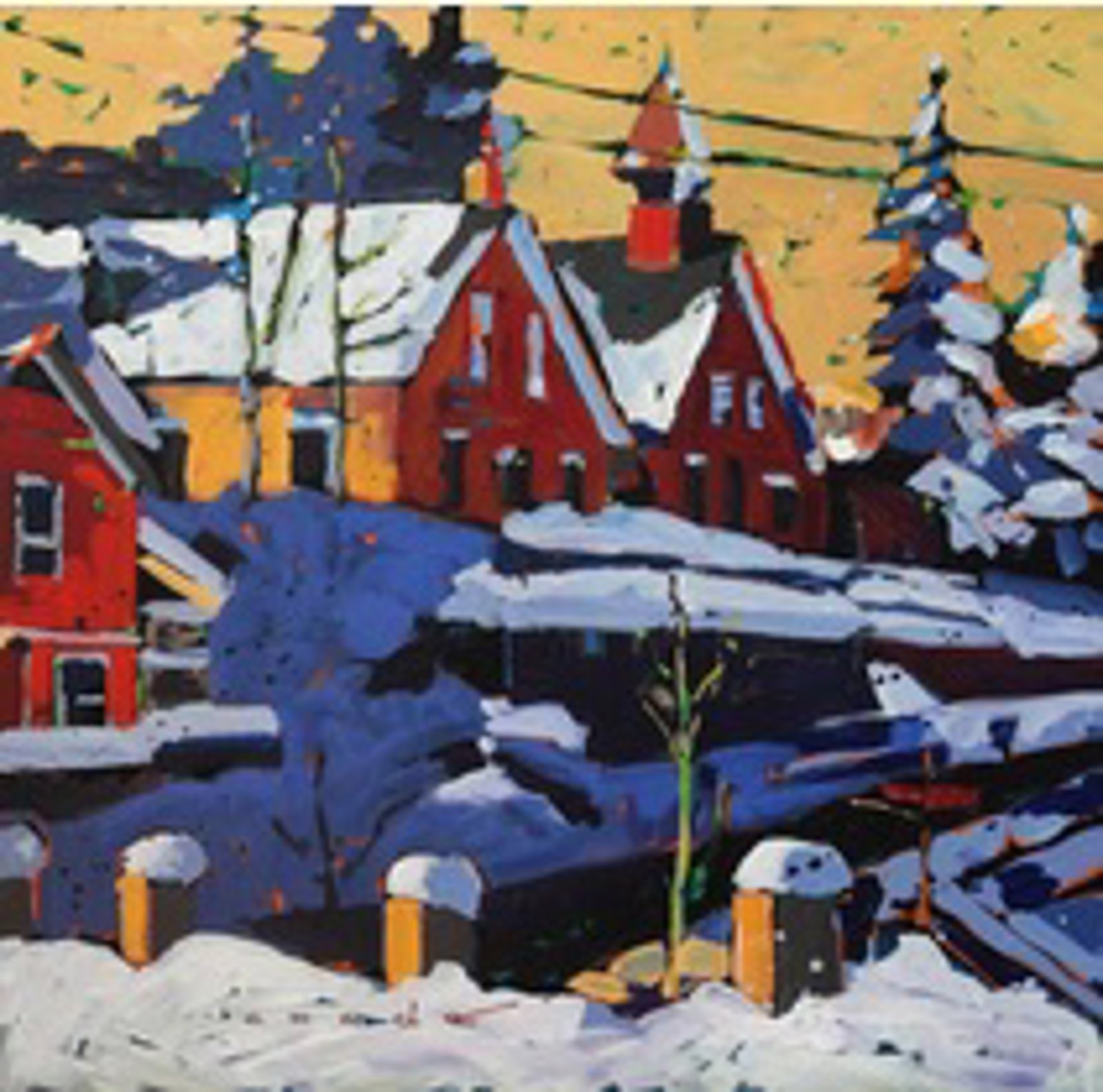 St. Mary’s with Drifts by Carole Wade