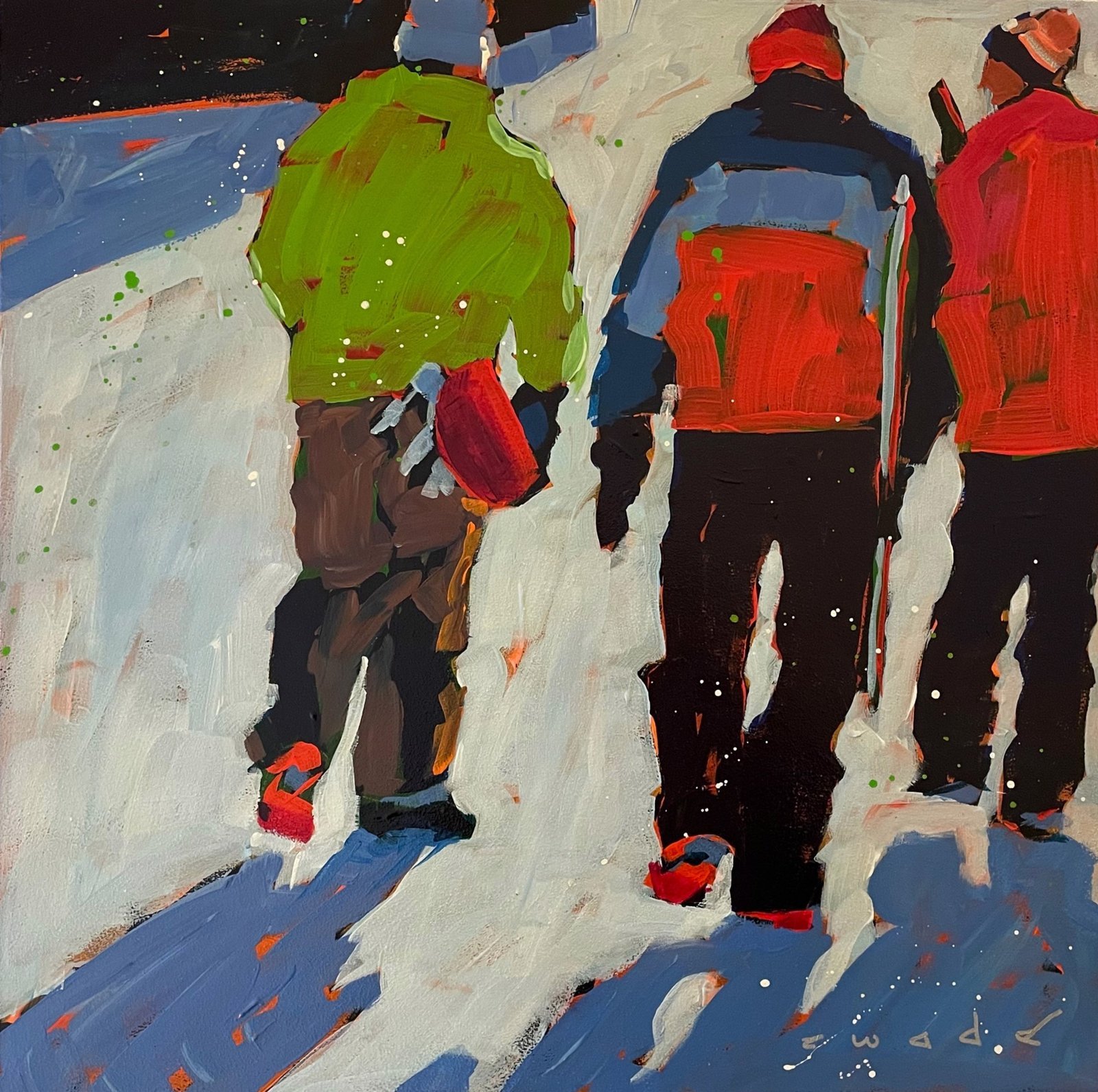 Three Riders by Carole Wade