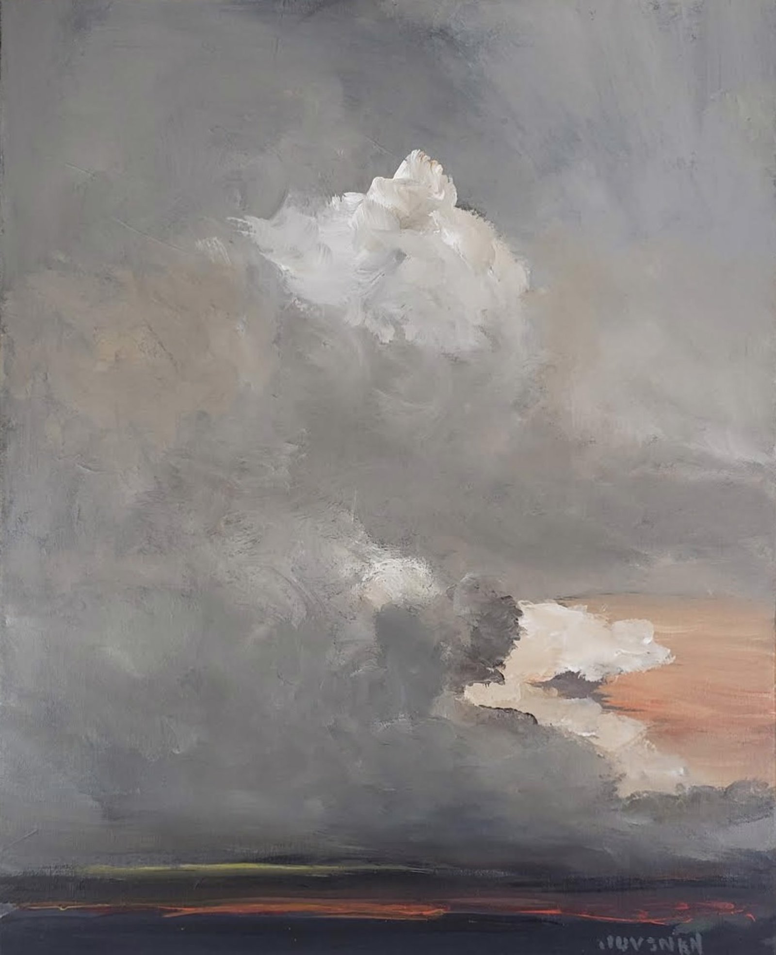 Orange Sunset by Peter Juvonen