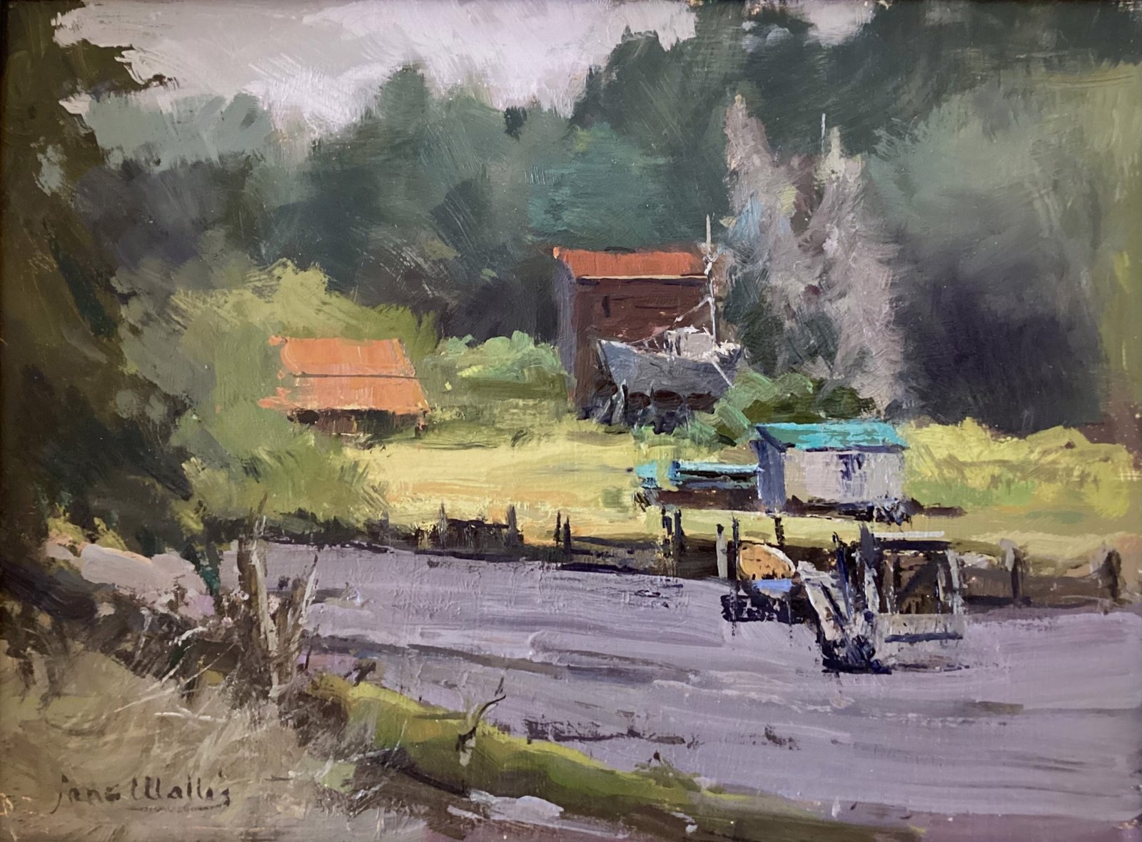 Low Tide Near Eagle Harbor by Jane Wallis