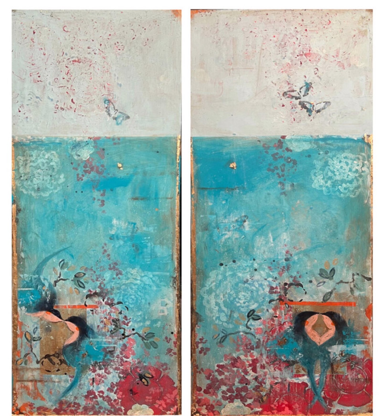 In The Moment I & II by Kathe Fraga