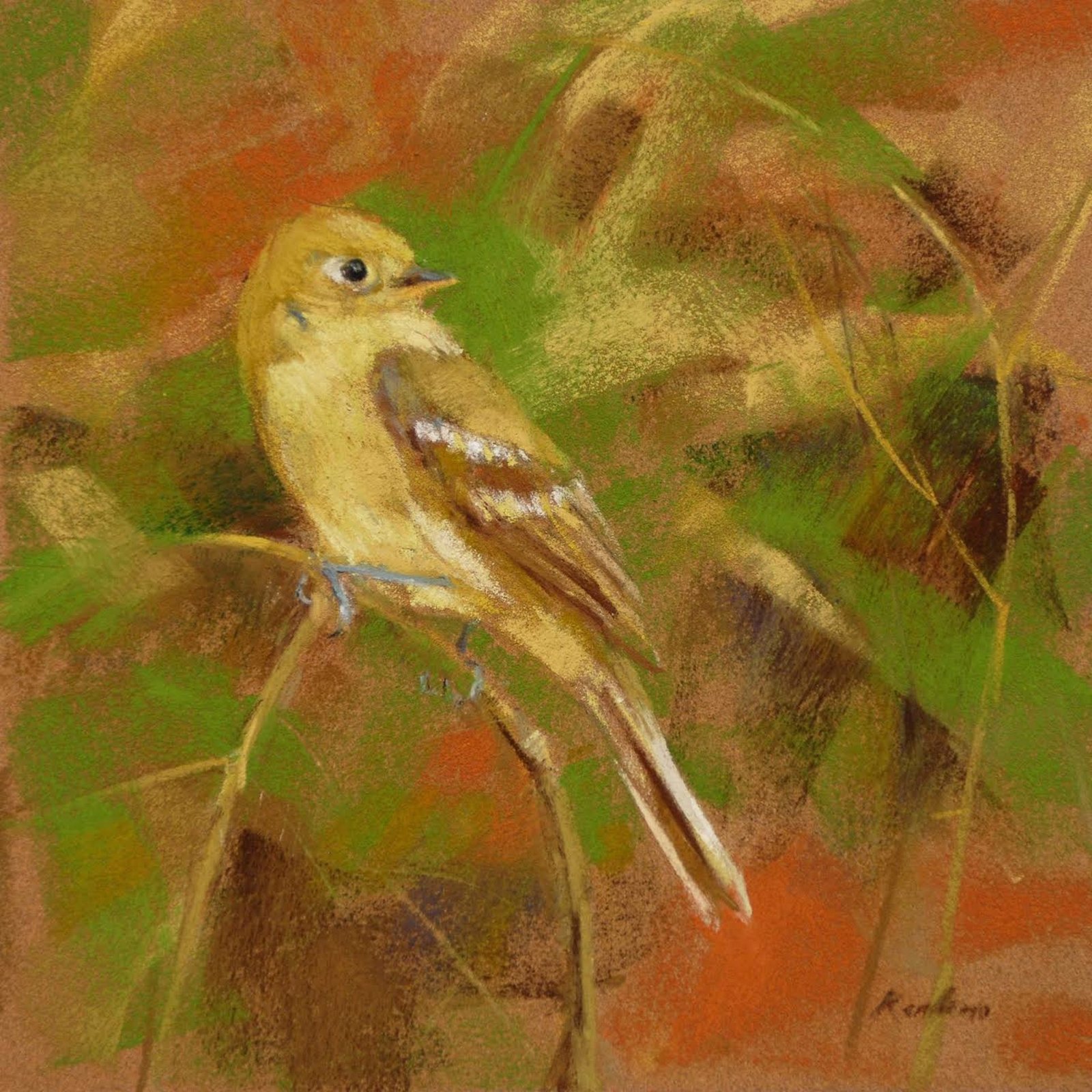 Pacific Slope Flycatcher, 2023 by Randena Walsh