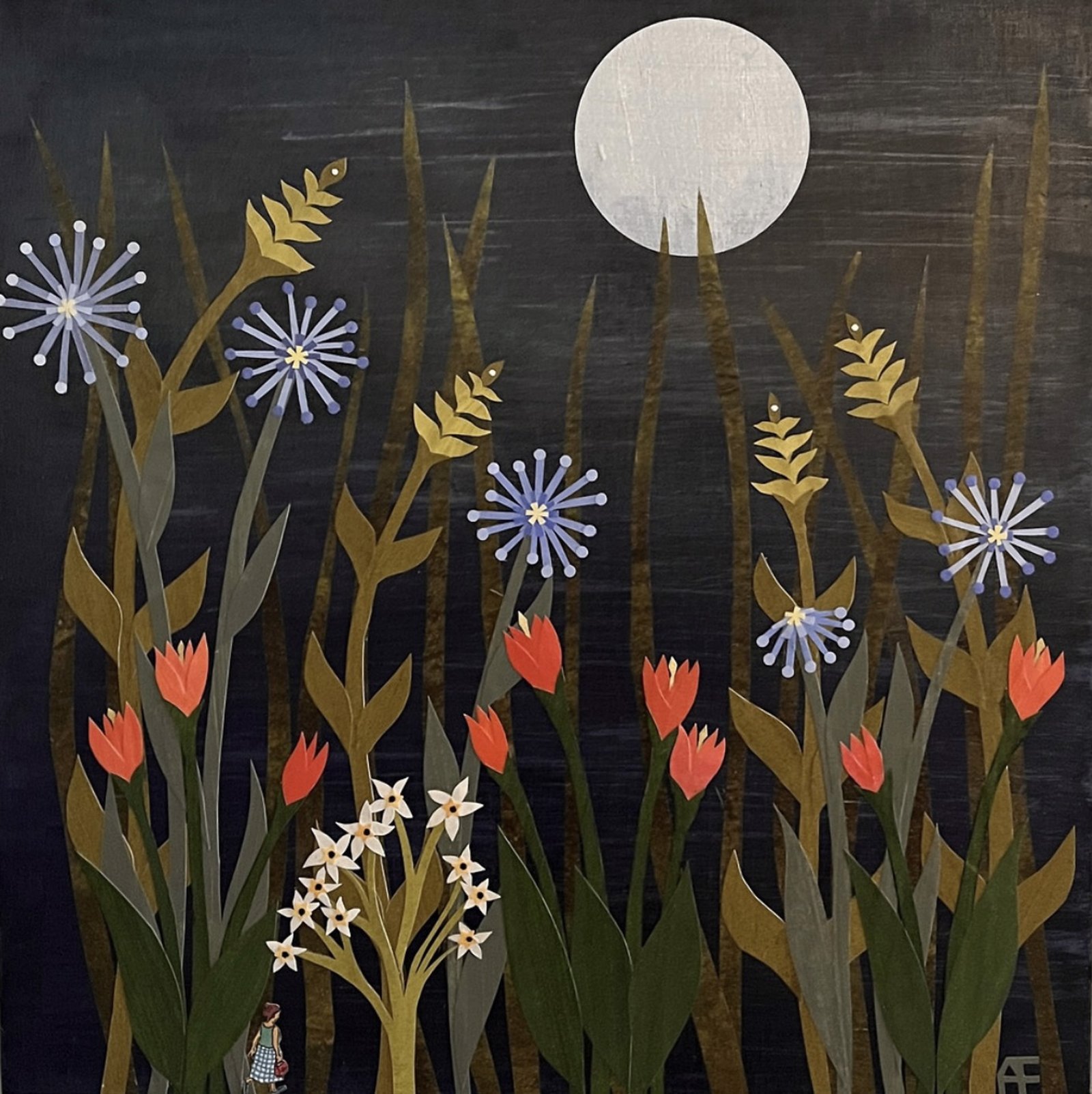 Walking By Moonlight by Amy Ferron